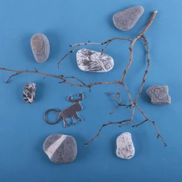 Happy gifts Брелок-открывалка "Рудольф"; 5,5 x 5,3 x 0,3, сталь
