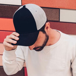 Textile Бейсболка "Contest", 6 клиньев, пластиковая застёжка