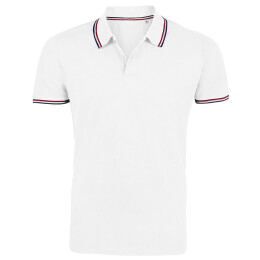 Textile Поло "Prestige men", белый_M, 100% х/б, 200 г/м2