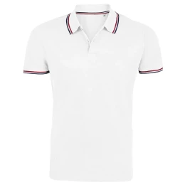 Textile Поло "Prestige men", белый_M, 100% х/б, 200 г/м2