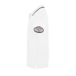 Textile Поло "Prestige men", белый_M, 100% х/б, 200 г/м2