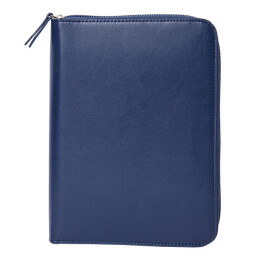 Happy gifts Ежедневник недатированный Chief , A5, на молнии, темно-синий, кремовый блок, подарочная коробка