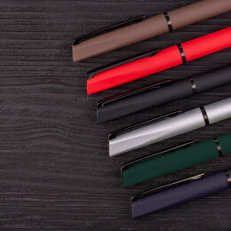 Happy gifts Ручка шариковая FRANCISCA, покрытие soft touch