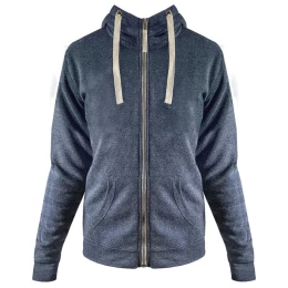 Textile Толстовка женская "CIPRO Lady", синий меланж, S, 65% полиэстер, 35% хлопок, 265 г/м2
