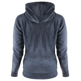 Textile Толстовка женская "CIPRO Lady", синий меланж, S, 65% полиэстер, 35% хлопок, 265 г/м2