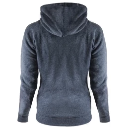 Textile Толстовка женская "CIPRO Lady", синий меланж, S, 65% полиэстер, 35% хлопок, 265 г/м2
