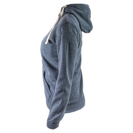 Textile Толстовка женская "CIPRO Lady", синий меланж, S, 65% полиэстер, 35% хлопок, 265 г/м2