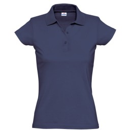 Textile Поло "Miss Style" джерси, 100% хлопок, 170 г/м2, темно-синий_L