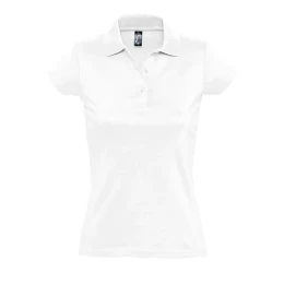 Textile Поло "Prescott Women", белый_L, 100% х/б, 170г/м2