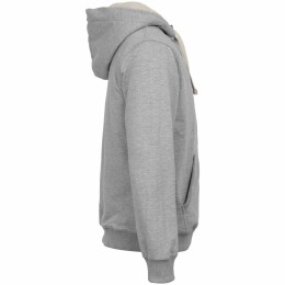 Molti Толстовка на молнии Kulonga Sherpa, серый меланж