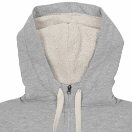 Molti Толстовка на молнии Kulonga Sherpa, серый меланж