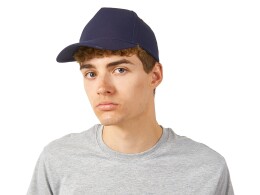 US Basic Бейсболка "New York" 5-ти панельная, темно-синий