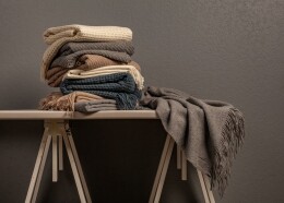 Elvang Плед Cosy, голубой