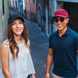 Textile Бейсболка GROOVY, 6 клиньев, металлическая застежка