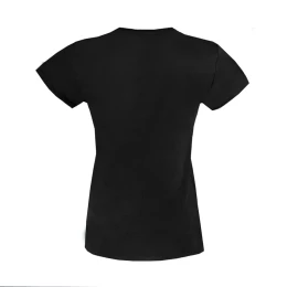 Textile Футболка женская "California Lady", черный, S, 100% хлопок, 150 г/м2