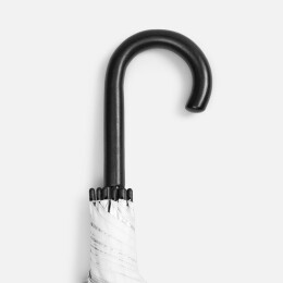 Molti Зонт-трость Standard, белый с серебристым внутри