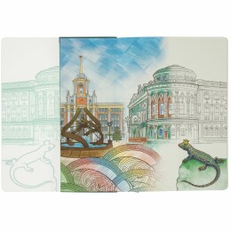 Inspire Блокнот «Города. Екатеринбург», зеленый