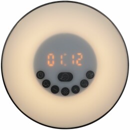 Indivo Лампа-колонка dreamTime для пробуждения светом и музыкой, черная