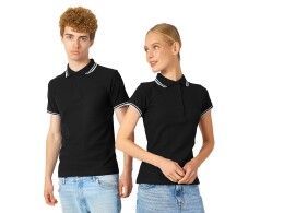 US Basic Рубашка поло "Erie" мужская, черный