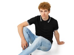 US Basic Рубашка поло "Erie" мужская, черный