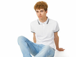 US Basic Рубашка поло "Erie" мужская, белый