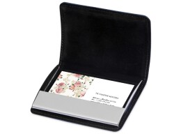 - Визитница "Намибия", синий/серебристый