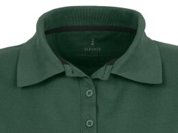 Elevate Calgary женская футболка-поло с коротким рукавом, изумрудный