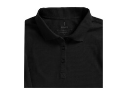 Elevate Рубашка поло "Oakville" женская с длинным рукавом, черный