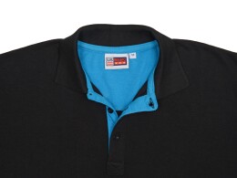 US Basic Рубашка поло "Solo" мужская, аква