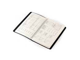 Bruno Visconti Ежедневник А5 недатированный «Milano», синий