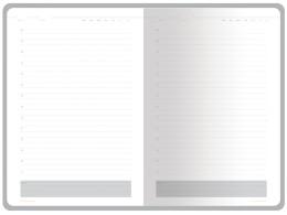 Bruno Visconti Ежедневник А5 недатированный «Mercury», оранжевый