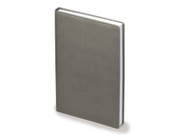 Альт Ежедневник А5 датированный «Velvet» 2026, серый