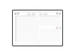 Альт Ежедневник А5 датированный «Velvet» 2026, серый