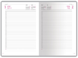 Альт Ежедневник А5 датированный «Velvet» 2026, бордовый