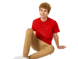 US Basic Рубашка поло Laguna мужская, красный