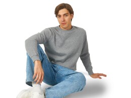 US Basic Толстовка "Rome" мужская, серый меланж