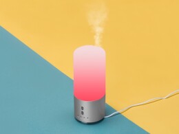 Evolt Увлажнитель воздуха с подсветкой "Breathe", белый/серебристый