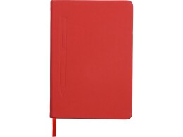 - Блокнот А5 "Magnet" 14,3*21 с магнитным держателем для ручки, красный