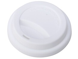 - Стакан с силиконовой крышкой "Cafe", белый