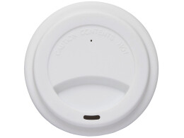 - Стакан с силиконовой крышкой "Cafe", белый