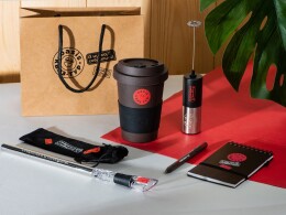 - Ручка шариковая "Coffee". Эко материал из кофейных зерен, коричневый