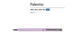 Bruno Visconti Ручка шариковая автоматическая BrunoVisconti® "PALERMO" цвет корпуса сиреневый, soft-touch, 0.7 мм