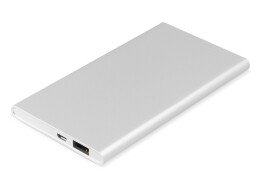 Rombica Внешний аккумулятор Rombica NEO AX70L, 7 000 мАч, алюминий, серебристый, чехол