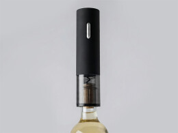 Master of Wine Электрический штопор Corkoff для винных бутылок с покрытием софт тач, черный