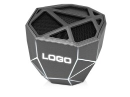 Xoopar Портативная колонка «Geo», мокрый асфальт + белая подсветка