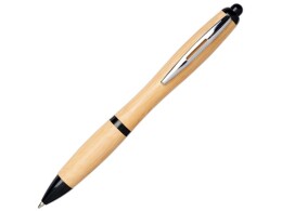 - Шариковая ручка Nash из бамбука, натуральный/черный