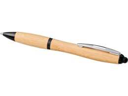 - Шариковая ручка Nash из бамбука, натуральный/черный