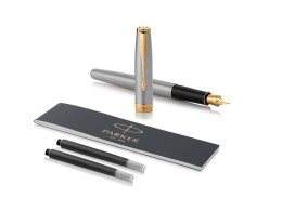 Parker Ручка перьевая Parker Sonnet Core Stainless Steel GT