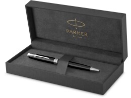 Parker Ручка шариковая «Parker Sonnet Core Black Lacquer CT», черный/серебристый