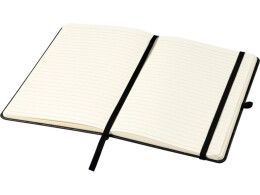 - Блокнот Atlana размером A5 с отделкой из кусочков кожи, черный